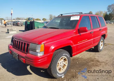 1997 Jeep Grand Cherokee Limited из США, поврежденный, VIN 1J4GZ78YXVC507043